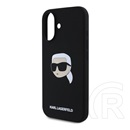 CG Mobile Apple iPhone 16 liquid silicone karl head magsafe szilikon telefonvédő (ütésállóság, magsafe) fekete