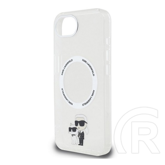 CG Mobile Apple iPhone 16e Karl Lagerfeld iml karl and choupette magsafe szilikon védő (ütésállóság, magsafe) átlátszó