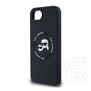 CG Mobile Apple iPhone 16e liquid silicone k&ch heads magsafe szilikon telefonvédő (ütésállóság, magsafe) fekete