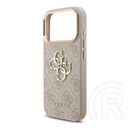 CG Mobile Apple iPhone 17 Pro Max guess 4g big classic logo szilikon védő (ütésálló, bőr hatású hátlap) rózsaszín/arany