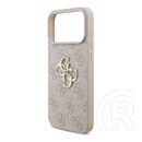 CG Mobile Apple iPhone 17 Pro Max guess 4g big logo szilikon telefonvédő (ütésállóság, bőr hatású hátlap) rózsaszín