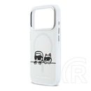 CG Mobile Apple iPhone 17 Pro Max karl lagerfeld iml kalr & choupette peekaboo logo (ütésálló, műanyag,magsafe) fehér