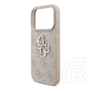 CG Mobile Apple iPhone 17 Pro guess 4g big logo szilikon telefonvédő (ütésállóság, bőr hatású hátlap) rózsaszín