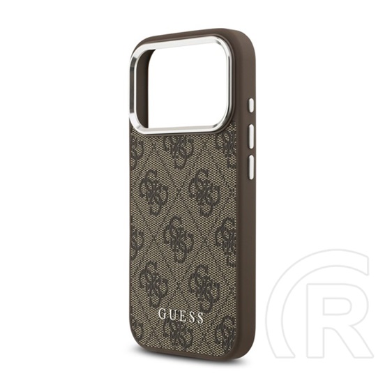 CG Mobile Apple iPhone 17 Pro guess 4g magsafe szilikon telefonvédő (ütésállóság, műanyag hátlap) barna