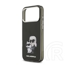 CG Mobile Apple iPhone 17 Pro karl lagerfeld iml aquarelle karl and choupette szilikon védő(ütésálló, kameravédő) fekete
