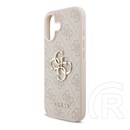 CG Mobile Apple iPhone 17 guess 4g big logo szilikon telefonvédő (ütésállóság, bőr hatású hátlap) rózsaszín