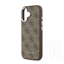 CG Mobile Apple iPhone 17 guess 4g magsafe szilikon telefonvédő (ütésállóság, műanyag hátlap) barna