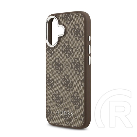 CG Mobile Apple iPhone 17 guess 4g magsafe szilikon telefonvédő (ütésállóság, műanyag hátlap) barna
