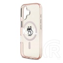 CG Mobile Apple iPhone 17 karl lagerfeld iml choupette sketch logo védő (ütésálló, kameravédő, magsafe) rózsaszín