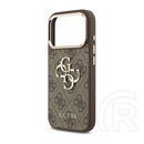 CG Mobile Apple iPhone Air guess 4g big classic logo szilikon telefonvédő (ütésállóság, bőr hatású hátlap) fekete/arany