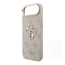 CG Mobile Apple iPhone Air guess 4g big classic logo szilikon védő (ütésállóság, bőr hatású hátlap) rózsaszín/arany