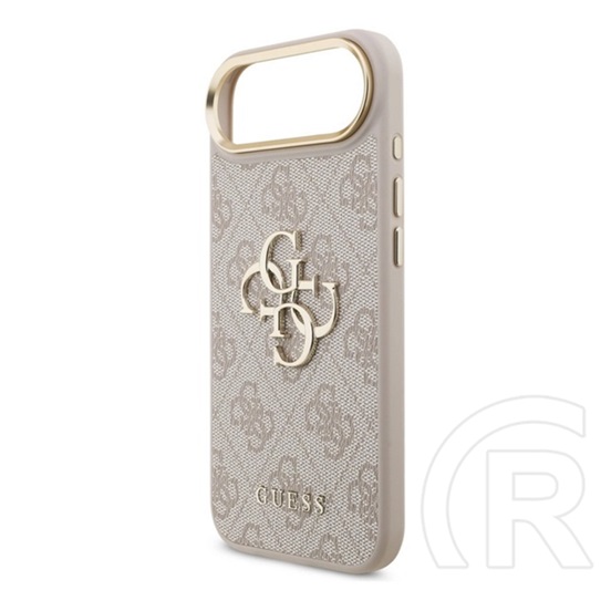 CG Mobile Apple iPhone Air guess 4g big classic logo szilikon védő (ütésállóság, bőr hatású hátlap) rózsaszín/arany