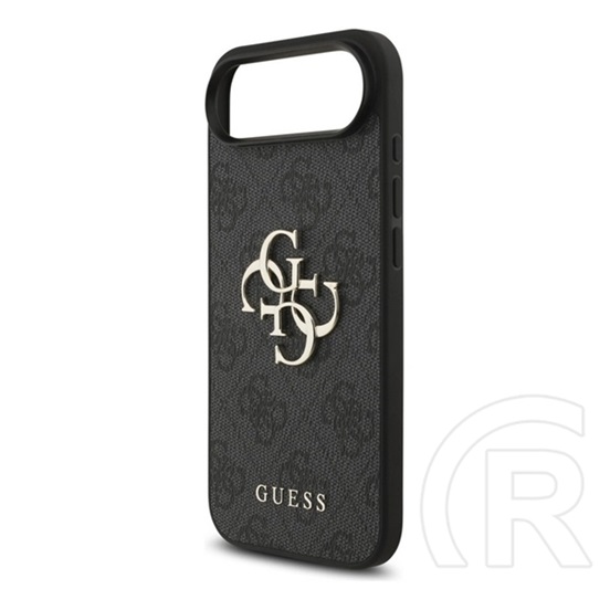 CG Mobile Apple iPhone Air guess 4g big logo szilikon telefonvédő (ütésállóság, bőr hatású hátlap) fekete