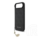 CG Mobile Apple iPhone Air guess 4g charms műanyag telefonvédő (textil hátlap, telefondísz) sötétszürke