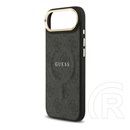 CG Mobile Apple iPhone Air guess 4g classic logo szilikon telefonvédő (ütésállóság, bőr hatású hátlap) fekete