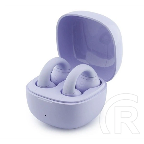CG Mobile Guess Mini Classic Logo bluetooth fülhallgató sztereo (v6.0, fül mögötti, mikrofon, töltőtok, lila)