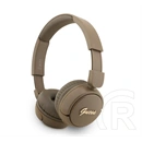 CG Mobile Guess Script Metal Logo bluetooth fejhallgató sztereo (v5.3, mikrofon, IPX4 vízálló, sötétbarna)