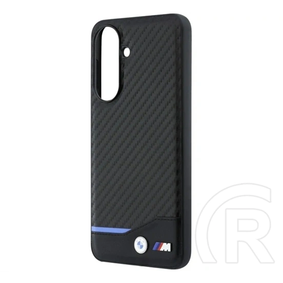 CG Mobile Samsung A37 5G bmw m carbon szilikon telefonvédő (műanyag hátlap, karbon minta, magsafe) fekete
