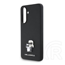 CG Mobile Samsung Galaxy A36 5G (SM-A366) Karl Lagerfeld karl and choupette (ütésálló, bőr hatás hátlap, 3d) fekete