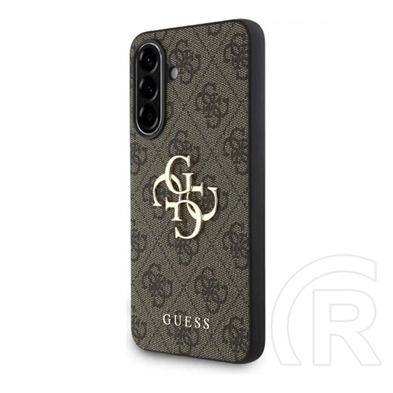 CG Mobile Samsung Galaxy A36 5G (SM-A366) guess pu 4g metal logo case műanyag védő (ütésálló, bőr hatású hátlap) barna