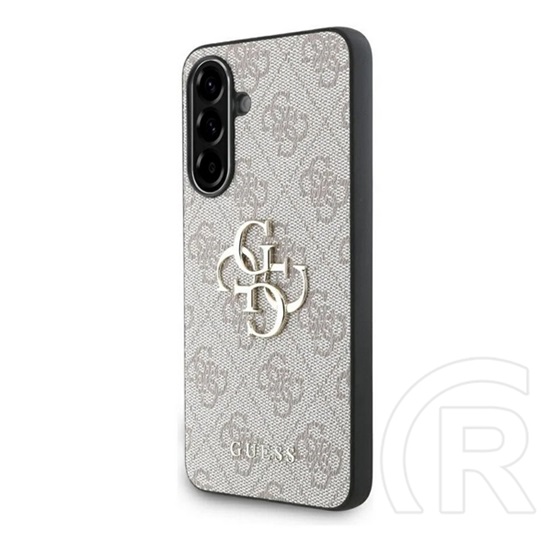 CG Mobile Samsung Galaxy A56 5G (SM-A566) guess pu 4g metal logo case védő (ütésálló, bőr hatású hátlap) rózsaszín