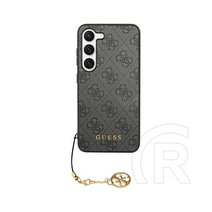 CG Mobile CG Mobile Samsung Galaxy S24 Ultra (SM-S928) guess 4g charms műanyag telefonvédő (textil hátlap, telefondísz) szürke