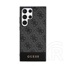 CG Mobile Samsung Galaxy S24 Ultra (SM-S928) guess 4g stripe műanyag telefonvédő (textil hátlap) szürke