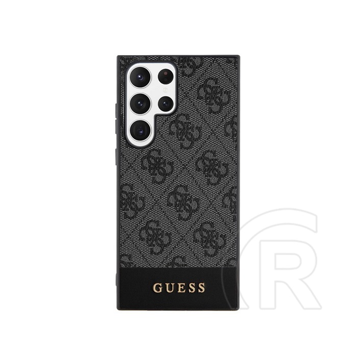 CG Mobile CG Mobile Samsung Galaxy S24 Ultra (SM-S928) guess 4g stripe műanyag telefonvédő (textil hátlap) szürke
