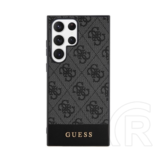 CG Mobile Samsung Galaxy S24 Ultra (SM-S928) guess 4g stripe műanyag telefonvédő (textil hátlap) szürke