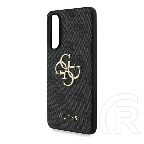CG Mobile Samsung Galaxy S25 Edge (SM-S937) guess 4g big logo szilikon védő (ütésállóság, bőr hatású hátlap) fekete