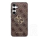 CG Mobile Samsung Galaxy S25 FE (SM-S731) guess big 4g classic logo védő (ütésálló, eco bőr hatású hátlap) sötétbarna