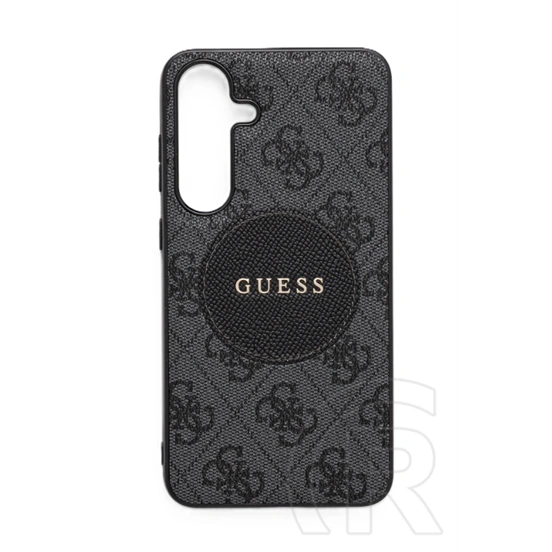 CG Mobile Samsung Galaxy S25 Plus (SM-S936) guess 4g round patch classic logo (ütésálló, textil hátlap, magsafe) fekete