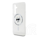 CG Mobile Samsung Galaxy S25 (SM-S931) Karl Lagerfeld iml choupette head (ütésálló, kameravédő, magsafe) átlátszó