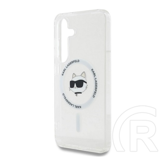 CG Mobile Samsung Galaxy S25 (SM-S931) Karl Lagerfeld iml choupette head (ütésálló, kameravédő, magsafe) átlátszó