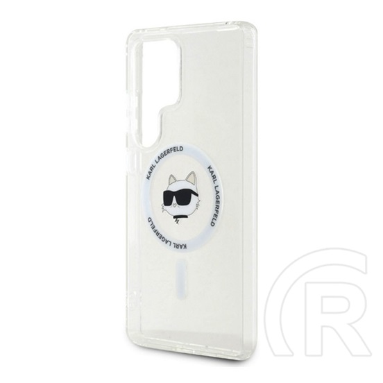 CG Mobile Samsung Galaxy S25 Ultra (SM-S938) Karl Lagerfeld iml choupette head (ütésálló, kameravédő, magsafe) átlátszó