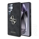 CG Mobile Samsung Galaxy S25 Ultra (SM-S938) guess 4g big logo szilikon telefonvédő (ütésálló, bőr hatású hátlap) fekete