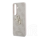 CG Mobile Samsung Galaxy S26 (SM-S942) guess 4g big metal logo műanyag védő (ütésállóság, bőr hatású hátlap) rózsaszín