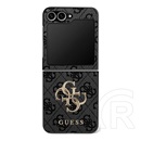 CG Mobile Samsung Galaxy Z Flip7 (SM-F766) guess big 4g classic logo védő (ütésálló, eco bőr hatású hátlap) fekete