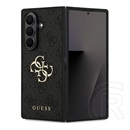 CG Mobile Samsung Galaxy Z Fold7 (SM-F966) guess 4g big logo szilikon védő (ütésállóság, bőr hatású hátlap) fekete