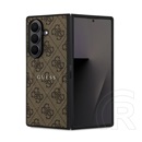 CG Mobile Samsung Galaxy Z Fold7 (SM-F966) guess 4g ring classic logo  (ütésálló, textil hátlap, magsafe) sötétbarna