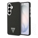 CG Mobile Samsung S26 Plus guess fixed glitter triangle logo magsafe védő (műanyag hátlap, csillámporos) fekete