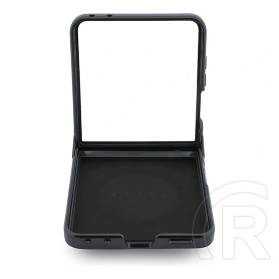 CG Mobile Samsung Z Flip8 guess pu leather 4g magnetic műanyag telefonvédő (ütésálló, bőr hatású, mágneses) sötétbarna