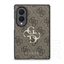 CG Mobile Samsung Z Fold8 guess big 4g classic logo szilikon védő ( ütésálló, eco bőr hatású hátlap) sötétbarna
