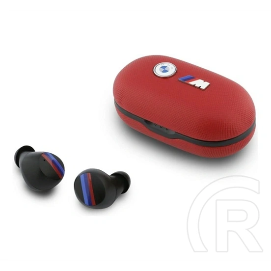 CG Mobile bmw metal logo bluetooth fülhallgató sztereo (v5.3, tws, mikrofon, zajszűrő, ipx5 vízálló + töltőtok) piros