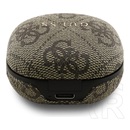 CG Mobile guess 4g classic metal logo bluetooth fülhallgató sztereo (tws, mikrofon, zajszűrő + töltőtok) sötétbarna