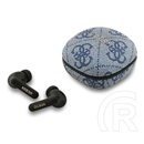 CG Mobile guess 4g classic metal logo bluetooth fülhallgató sztereo (tws, mikrofon, zajszűrő + töltőtok) világoskék