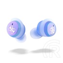 CG Mobile guess 4g logo mini bluetooth fülhallgató sztereo (v5.3, tws, mikrofon + töltőtok) világoskék