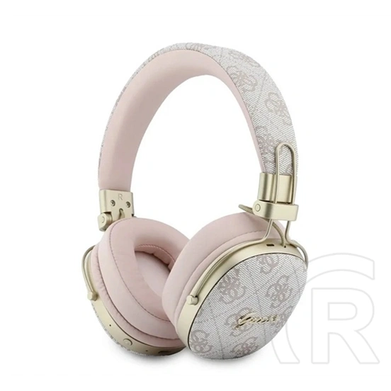 CG Mobile guess 4g metal script logo bluetooth fejhallgató sztereo (v5.4, mikrofon, zajszűrő) rózsaszín