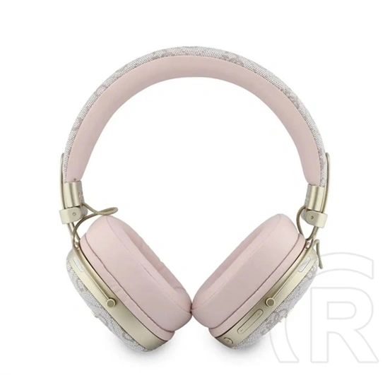 CG Mobile guess 4g metal script logo bluetooth fejhallgató sztereo (v5.4, mikrofon, zajszűrő) rózsaszín
