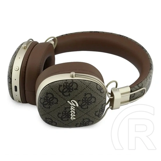 CG Mobile guess 4g metal script logo bluetooth fejhallgató sztereo (v5.4, mikrofon, zajszűrő) sötétbarna
